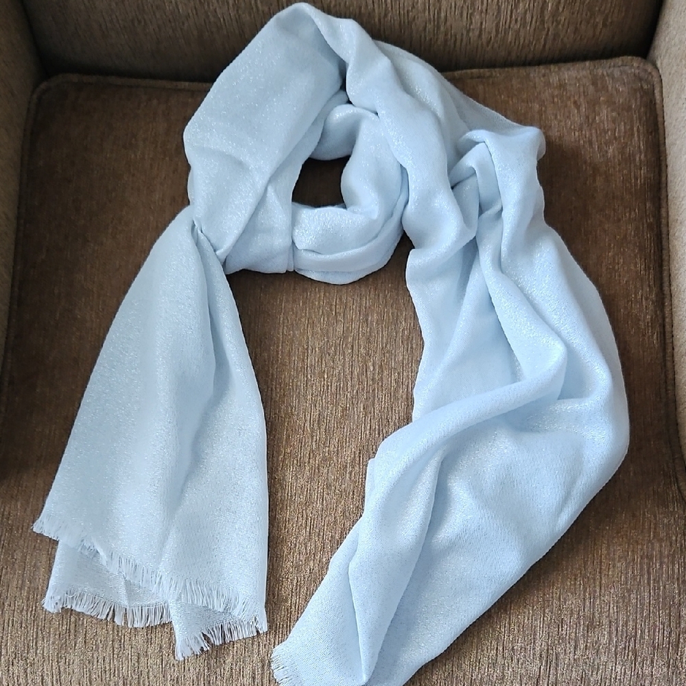 Jones New York Shimmering Silver Scarf